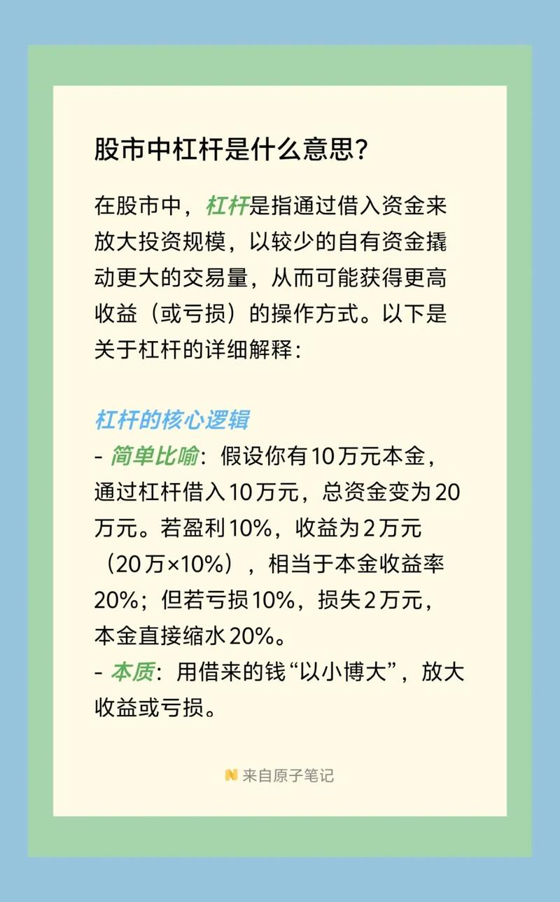 杠杆股票_股票杠杆原理及风险_融资融券杠杆操作